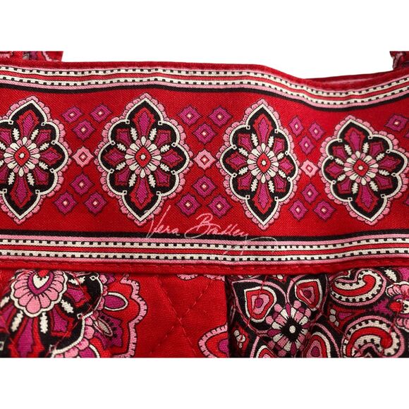 Vera Bradley Morgan Tote in Frankly Scarlett Shoulder Bag NWOT - Picture 6 of 11